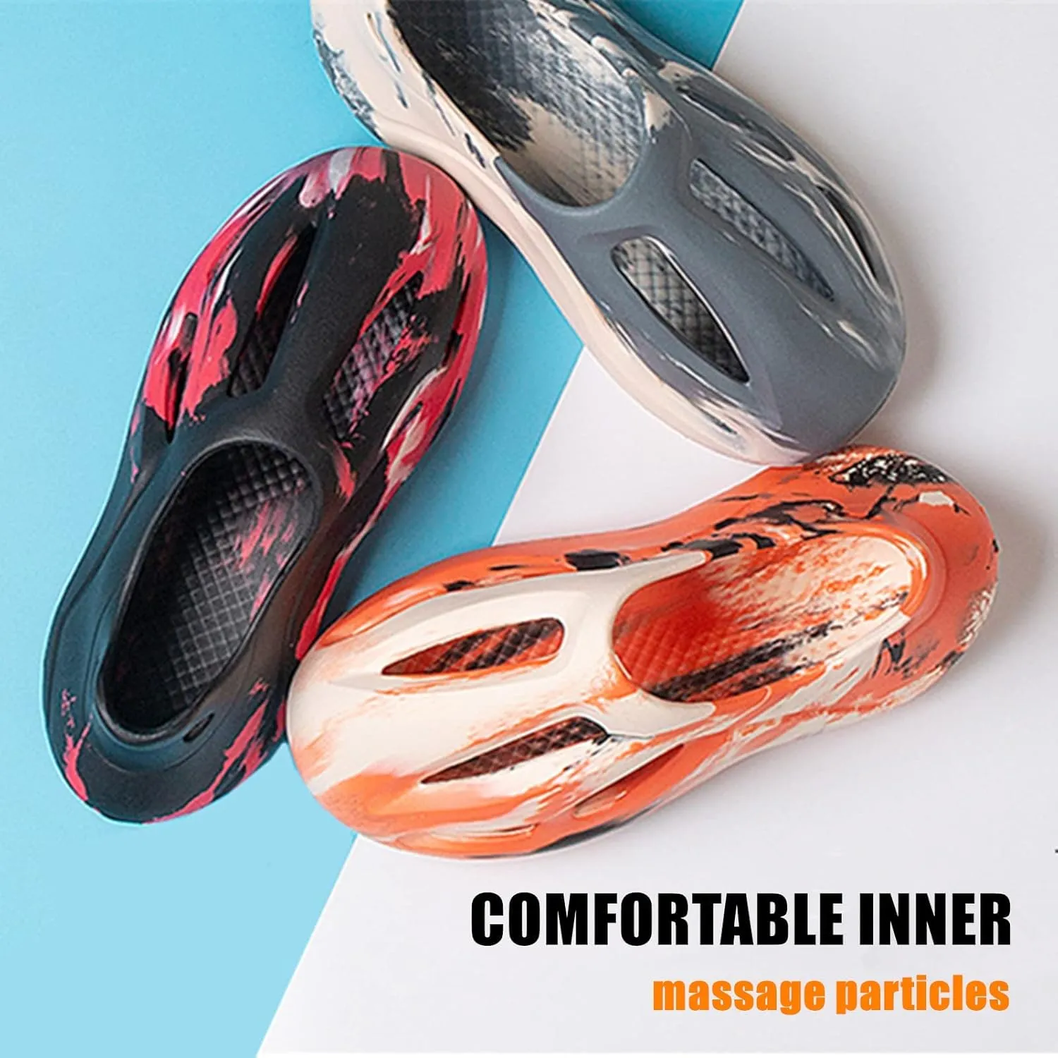 LOSD Foam Runner Shoes, Cloud Slides, Non-Slip Quick-Drying Breathable Super Soft Shoes