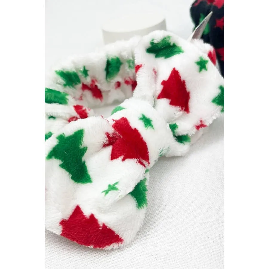 Love and Repeat - Christmas Pattern Beauty Spa Bow Headband