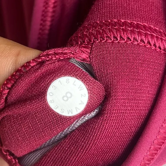 Lululemon Wake and Train Long Line Bra Star Ruby 8