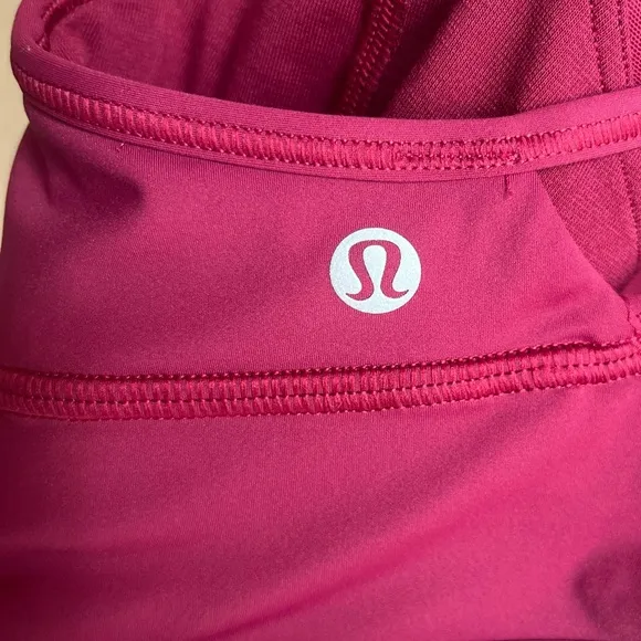 Lululemon Wake and Train Long Line Bra Star Ruby 8