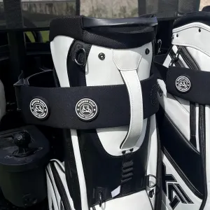 Magnetic Golf Cart Sleeve Utility Strap - Securely Attach Lightweight Golf Accessories to Your Cart with Powerful Magnets and Durable Design