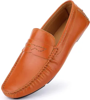 Marino Mens Penny Loafers - Comfortable and Lightweight Dress Casual Loafers - Slip-on Driving Shoes with Gift Shoe Bag