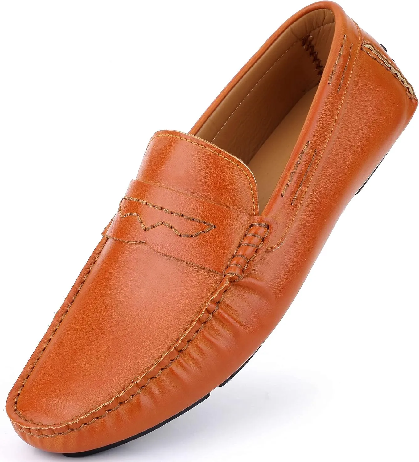 Marino Mens Penny Loafers - Comfortable and Lightweight Dress Casual Loafers - Slip-on Driving Shoes with Gift Shoe Bag