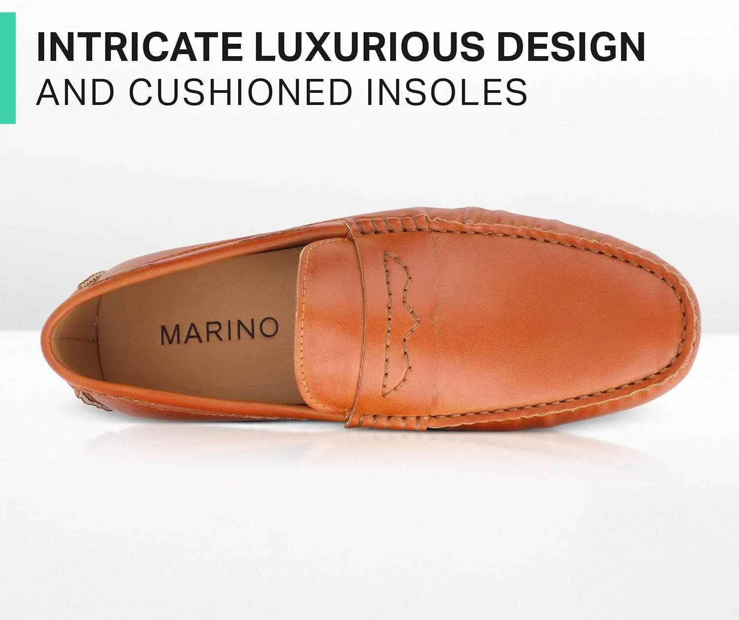 Marino Mens Penny Loafers - Comfortable and Lightweight Dress Casual Loafers - Slip-on Driving Shoes with Gift Shoe Bag