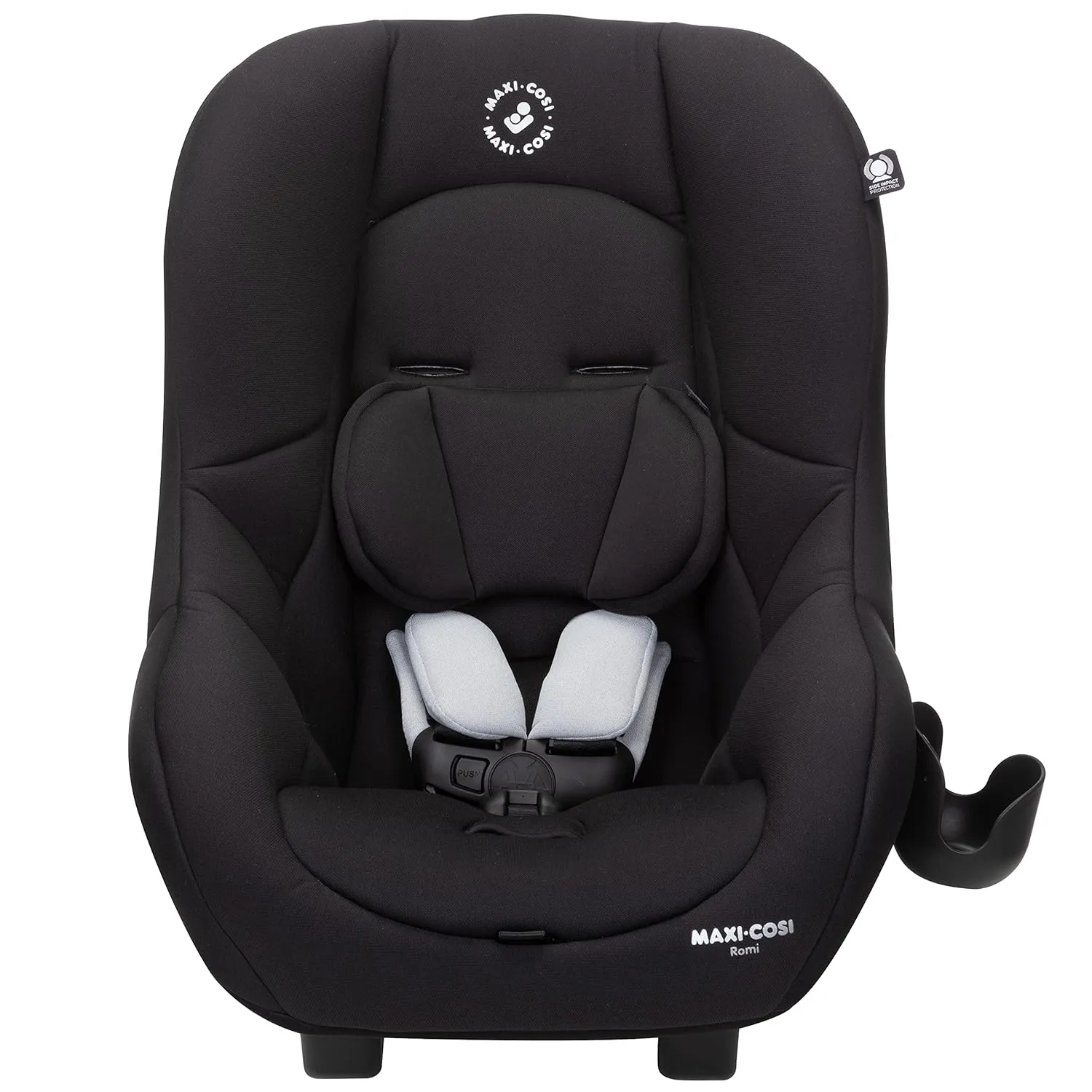 Maxi-Cosi Romi Convertible Car Seat, Converts from Rear Facing Car Seat (5-40 lbs) to Forward Facing Car Seat (22-40 lbs) Essential Black