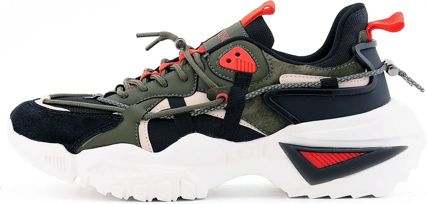 Mazino Oasis Fashion Chunky Sneakers for Men -Men's Athleisure Casual Shoes