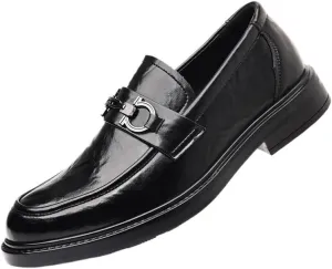 Men's Breathable Oxford Shoes Lightweight Business Dress Shoes Comfortable All-Day Wear Derby