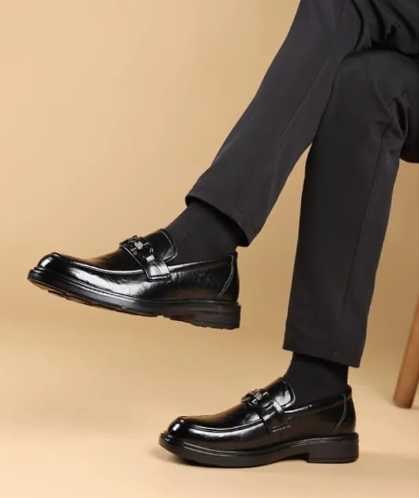 Men's Breathable Oxford Shoes Lightweight Business Dress Shoes Comfortable All-Day Wear Derby
