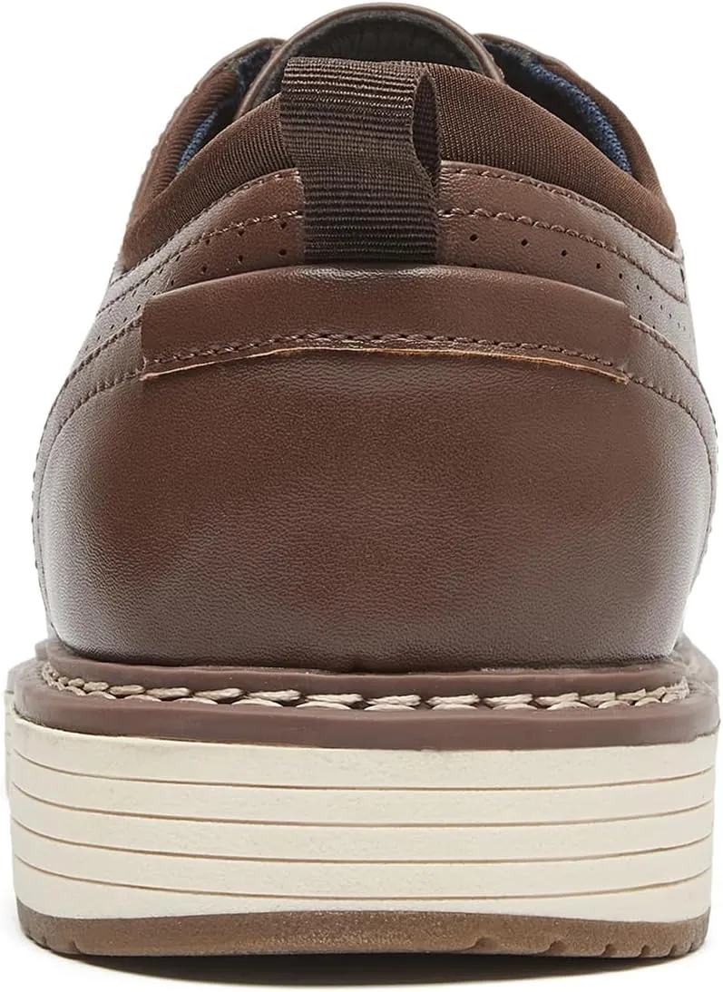 Men's Casual Dress Shoes Wingtip Dress Sneakers Business Oxford Shoes Comfortable Office Walking Shoes