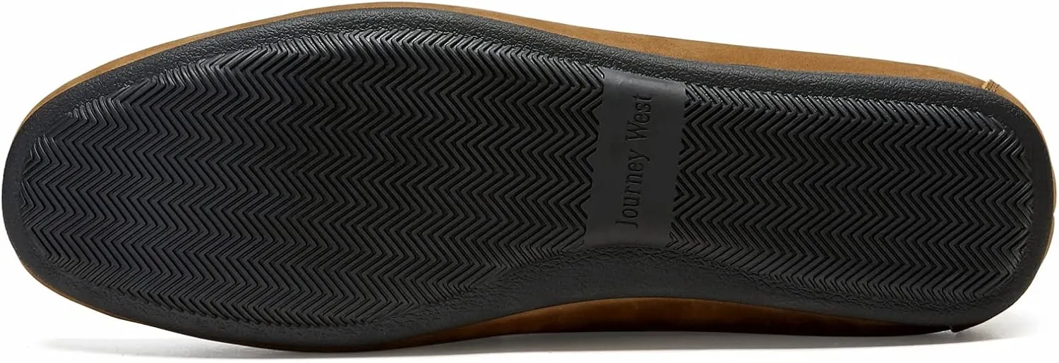 Mens Casual Loafer Shoes Genuine Leather Driver Driving Style Moccasins Classic Comfortable Slip On Penny Loafers for Men