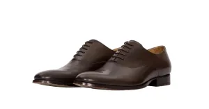 MEN'S LEATHER UP DEUCE Curated collection CLASSIC BROWN LACE SHOES OF OXFORD Limited access PAIR KINGS DRESS