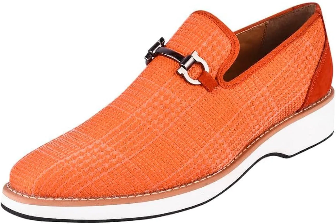 Mens Prom Shoes - Mens Tuxedo Canvas Textile and Suede Leather Noble Loafers and Slip On Wedding Party Shoes