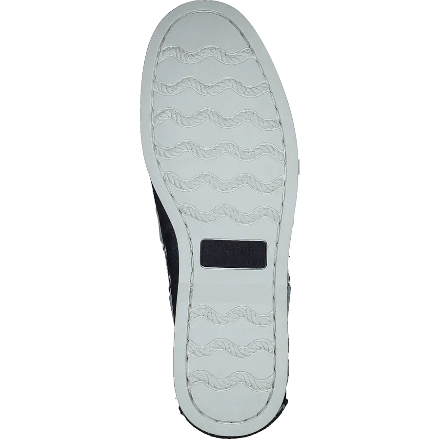 Merton Two-Tone Leather Boat Shoe Cream / Navy