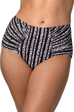 Miss Mary of Sweden Bondi High-Waisted Bikini Bottom – Maxi Fit, Patterned