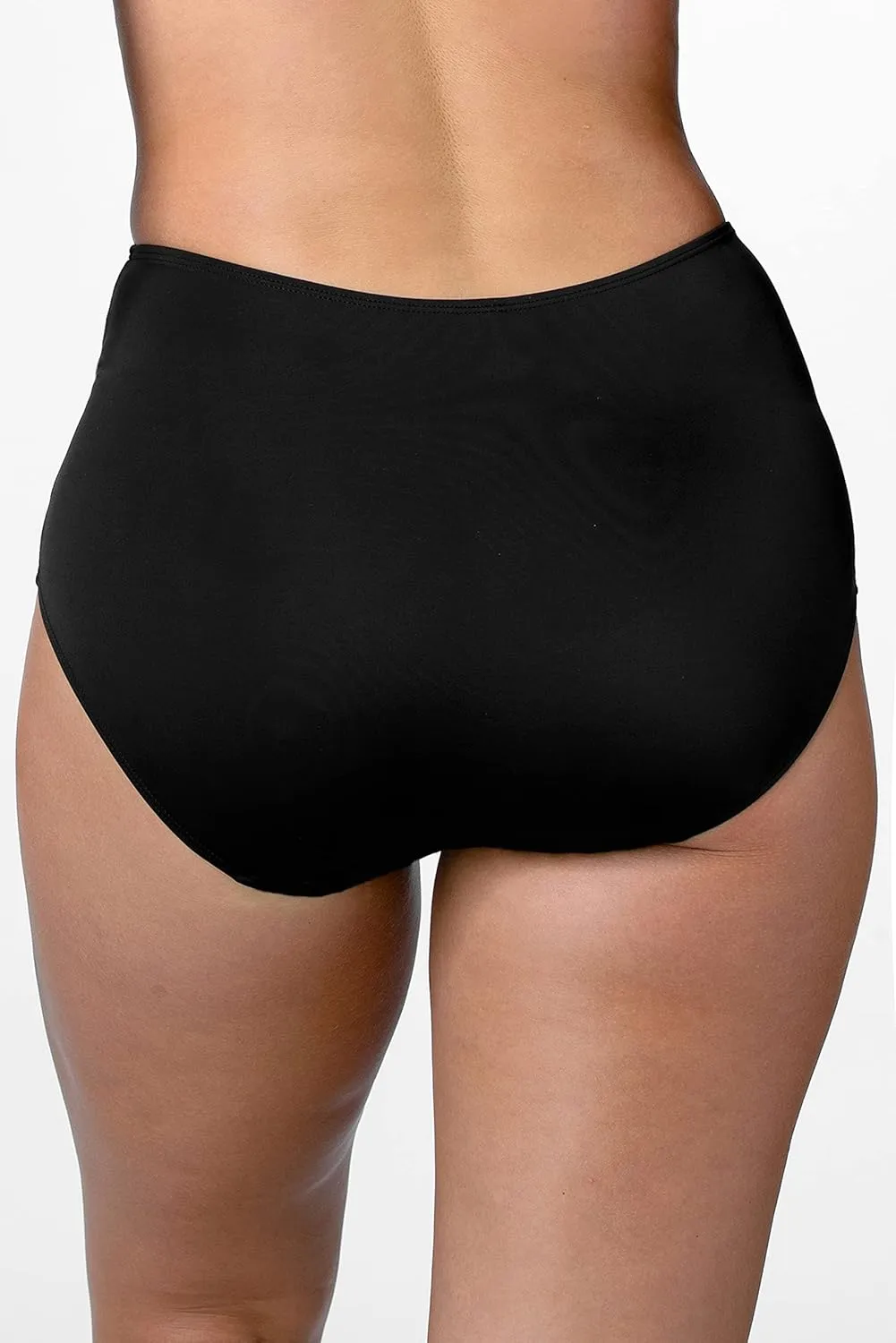 Miss Mary of Sweden Bondi High-Waisted Bikini Bottom – Maxi Fit, Patterned