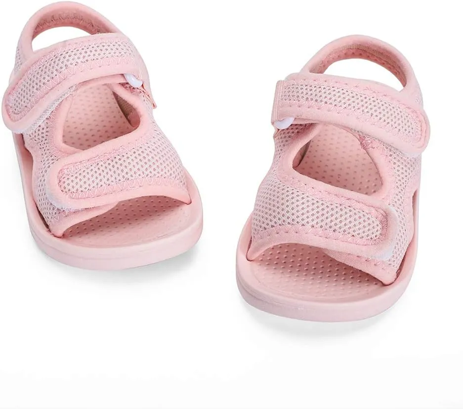 MK MATT KEELY Unisex Kids Summer Slide Sandals Baby Comfort Anti-Slip Open Toe Adjustable Walking Beach Shower Shoes for Boys Girls