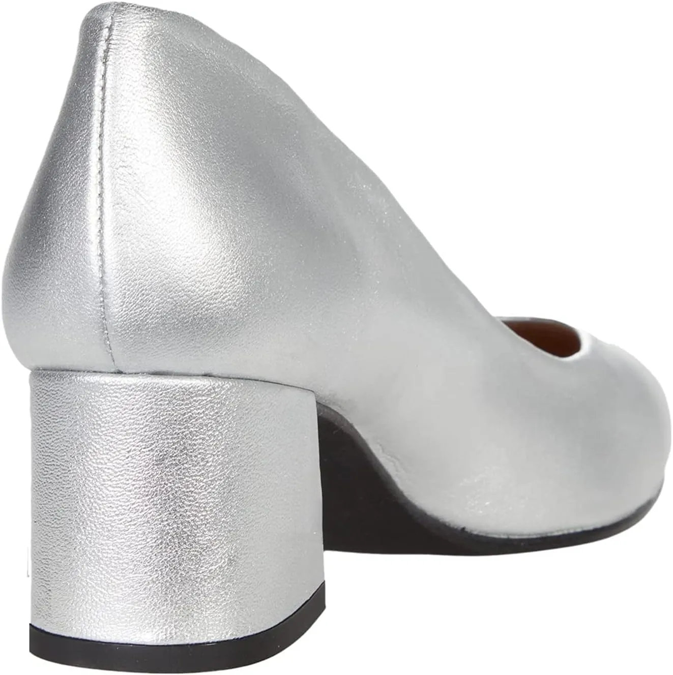 MOOMMO Women's Classic Chunky Block Heel Suede Pumps Round Closed Toe Slip On 2" Low Thick Heels Dress Shoes Matte Patent Leather Spring Fashion Office Work Pump Basic Shoe Elegant Wedding 4-11 M US