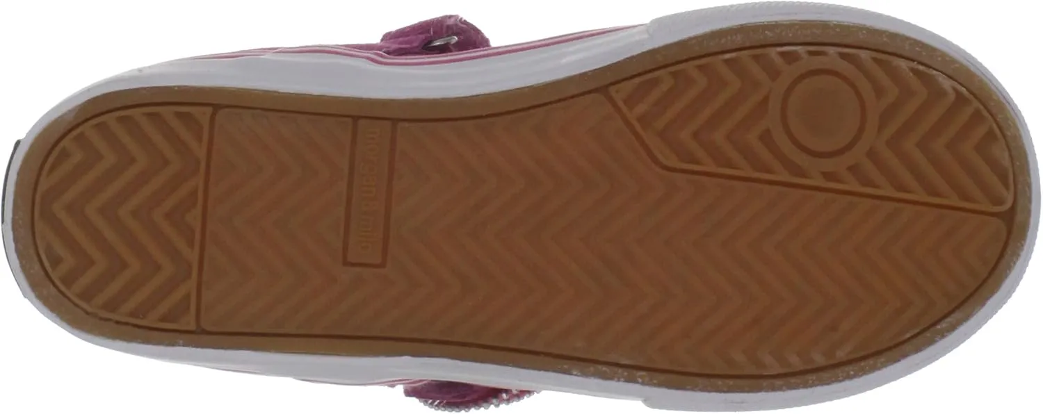 Morgan & Milo Dani Zipper Floral Mary Jane Sneaker (Infant/Toddler/Little Kid)
