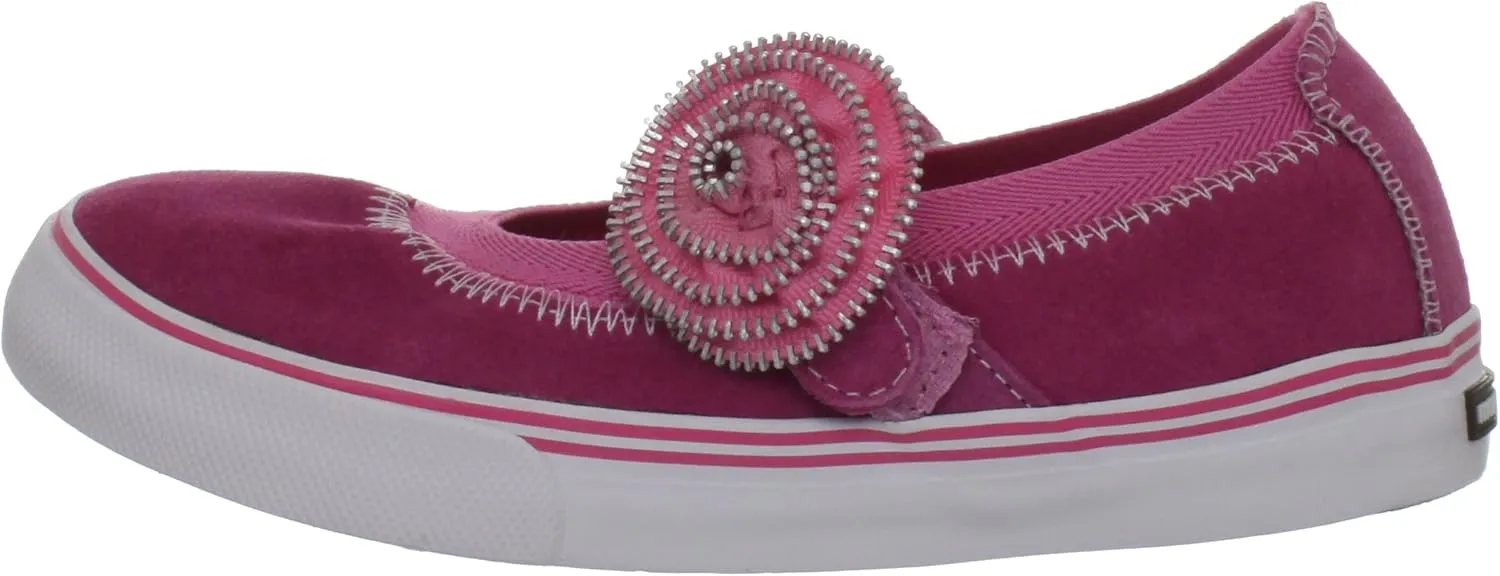 Morgan & Milo Dani Zipper Floral Mary Jane Sneaker (Infant/Toddler/Little Kid)