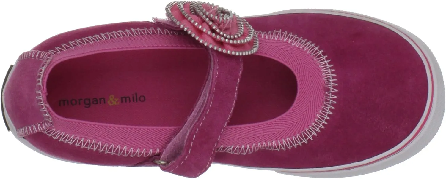 Morgan & Milo Dani Zipper Floral Mary Jane Sneaker (Infant/Toddler/Little Kid)