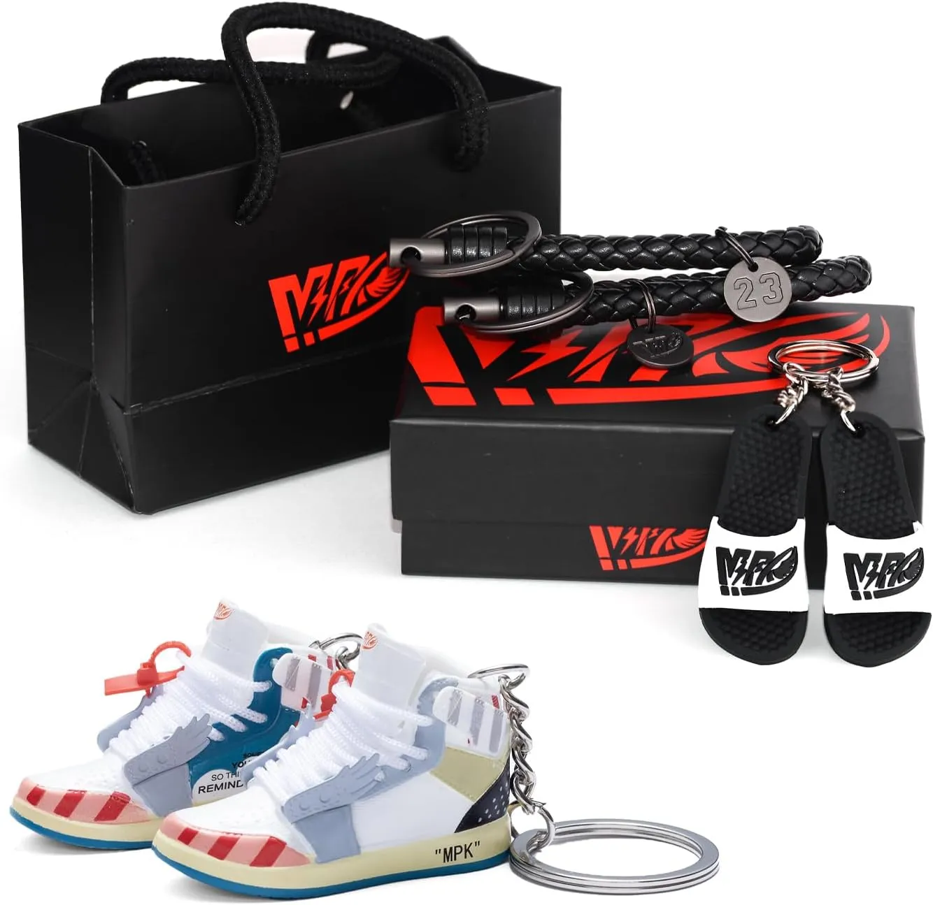 MPK 3D Sneaker Keychain for Men & Women retro in beautiful package Boyfriend and Girlfriend Perfect Valentine's Day Gift
