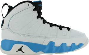 NIKE Air Jordan 9 Retro Powder Blue (Gs) Big Kids-Size 5, Summit White/Black