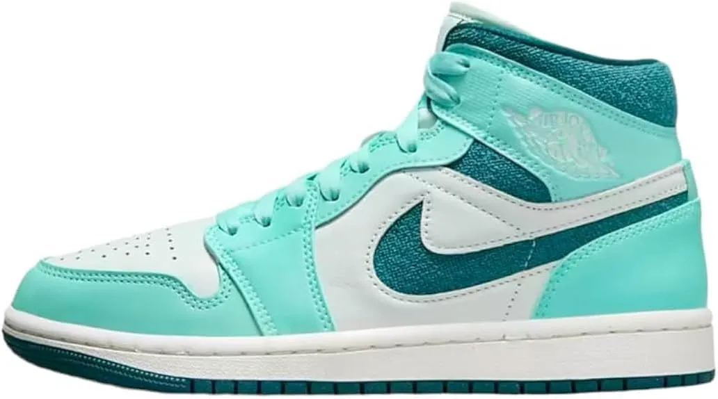 Nike Jordan 1 Mid Women Bleached Turq/Sky J Teal DZ3745-300 11.5