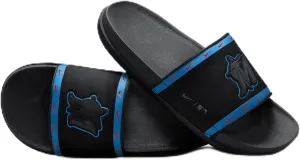 Nike Offcourt (Miami Marlins) Slide (DH6984-001, Black/Neptune Blue/Chile Red) Size 14