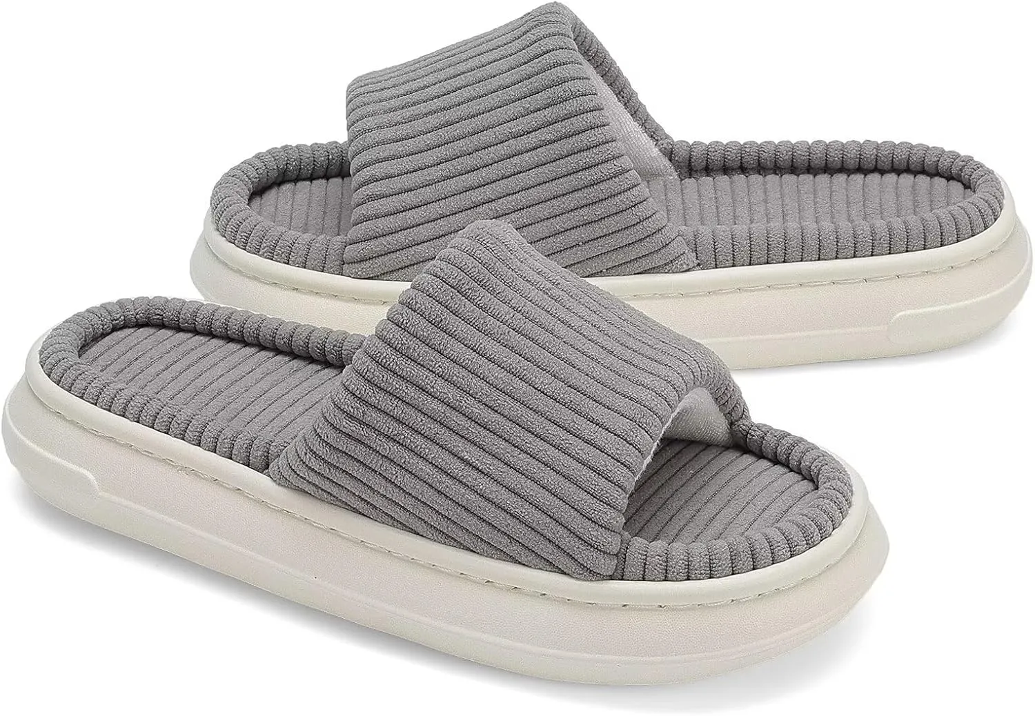 NineCiFun Unisex Summer House Slippers Indoor and Outdoor Slip-On Home Bedroom Shoes for Women and Men