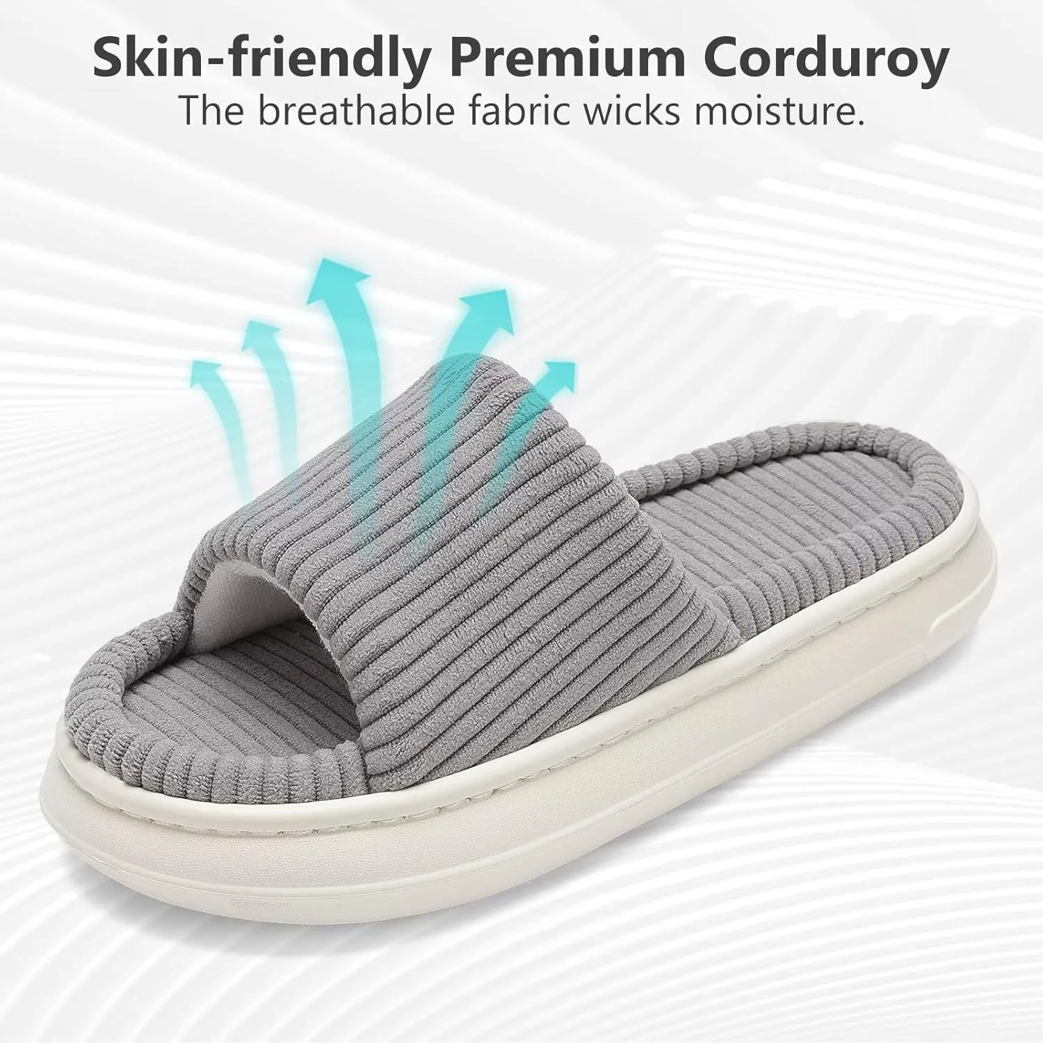 NineCiFun Unisex Summer House Slippers Indoor and Outdoor Slip-On Home Bedroom Shoes for Women and Men