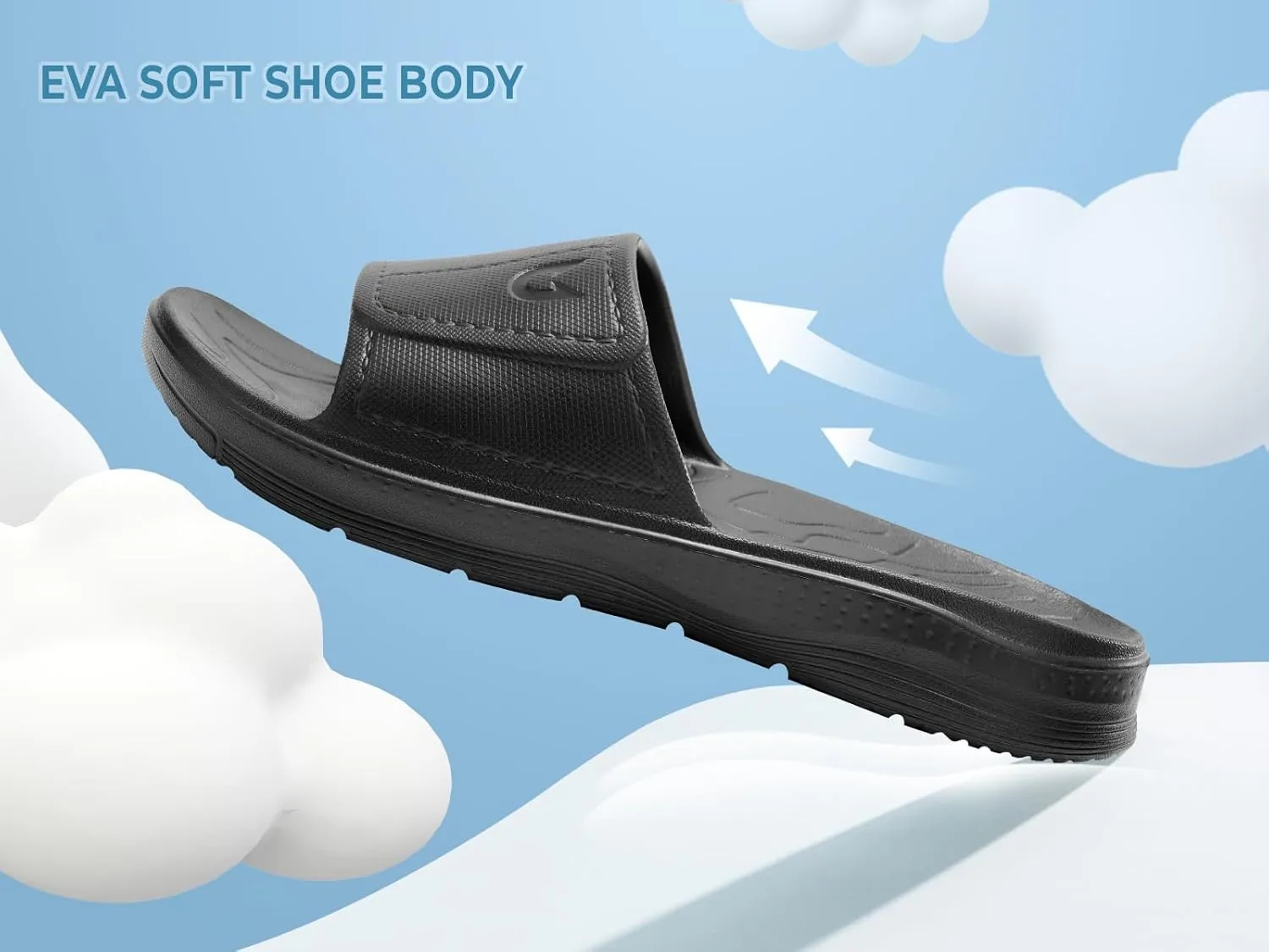 NORTHYARD Slippers for Women and Men Non Slip Quick Drying Shower Bathroom Pillow Slide Sandals Summer Comfort Beach Shoes