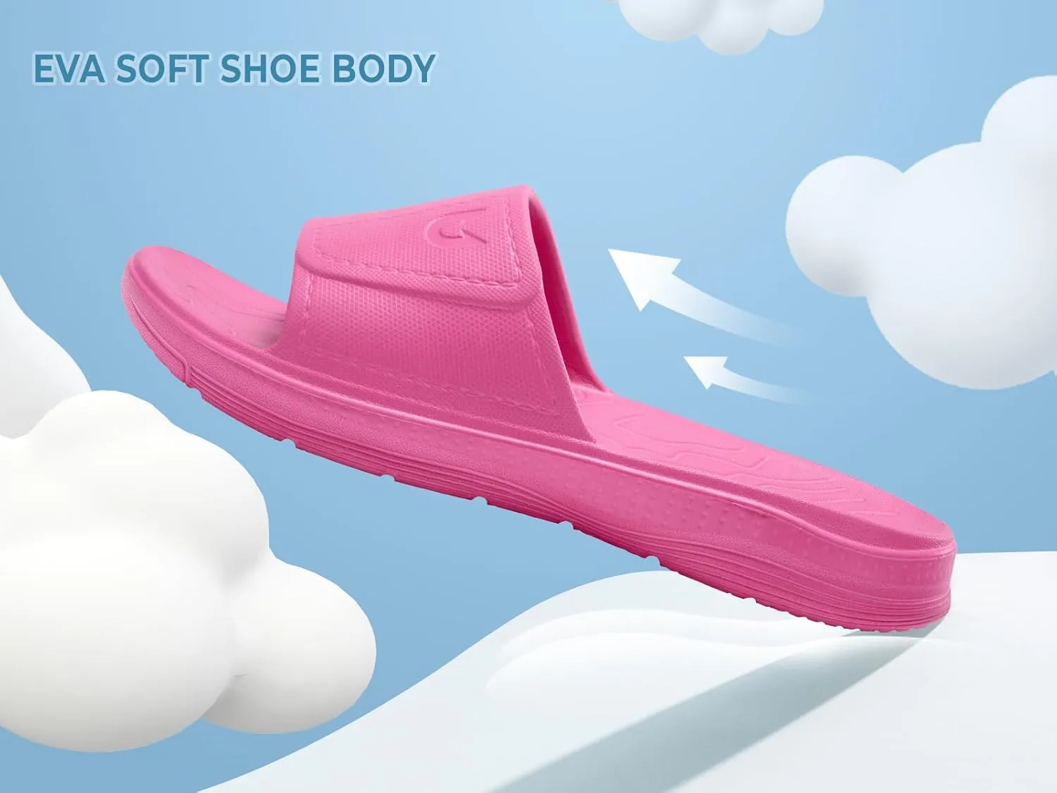 NORTHYARD Slippers for Women and Men Non Slip Quick Drying Shower Bathroom Pillow Slide Sandals Summer Comfort Beach Shoes