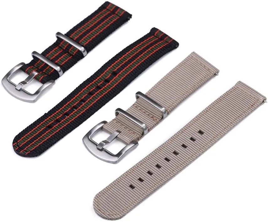 Nylon Strap 20mm 22mm Fast Release Bracelet Spring Military Watchband For Watch Replacement Watch Band