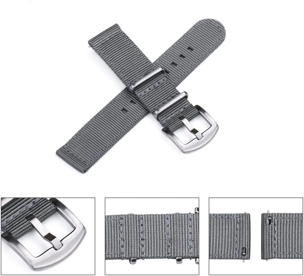 Nylon Strap 20mm 22mm Fast Release Bracelet Spring Military Watchband For Watch Replacement Watch Band