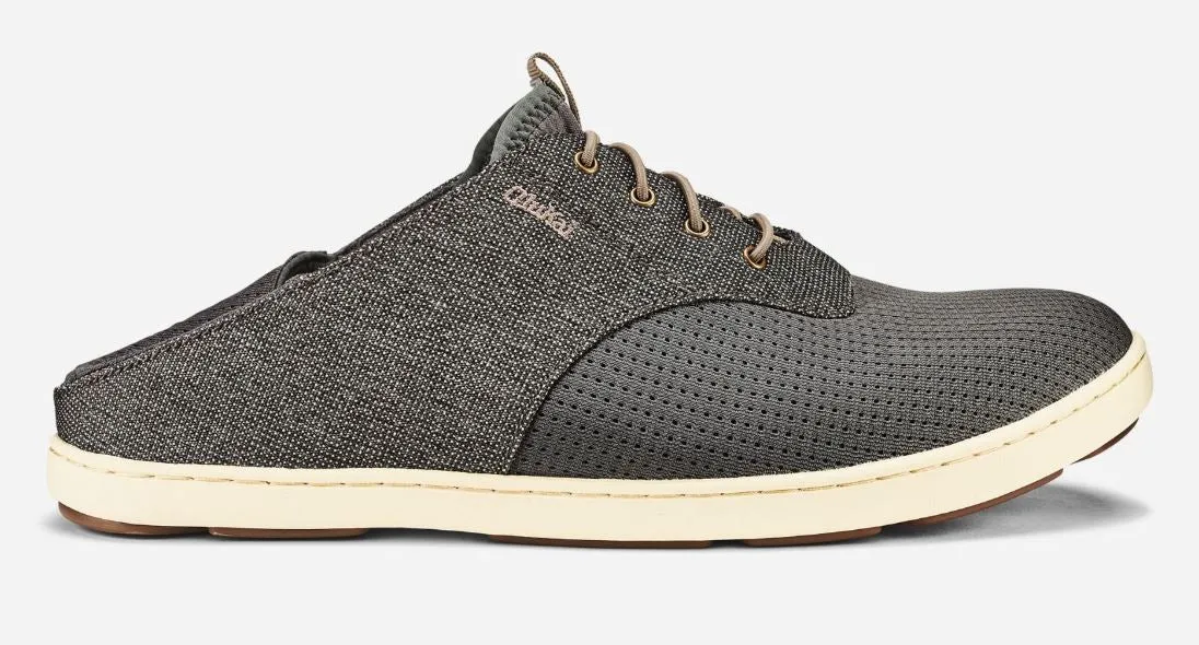 Olukai Charcoal/Clay Nohea Moku Mens Comfort Casual Shoes 10283-2610
