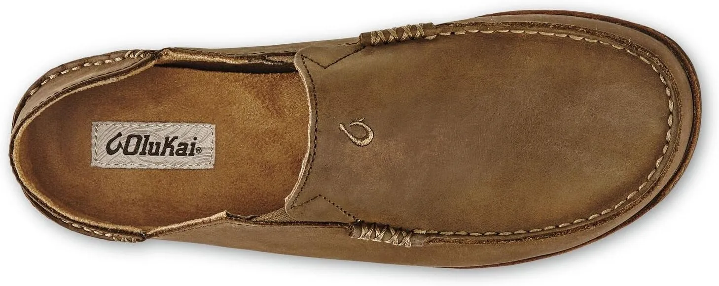 OLUKAI Men's Moloa-Nubuck Leather Loafer