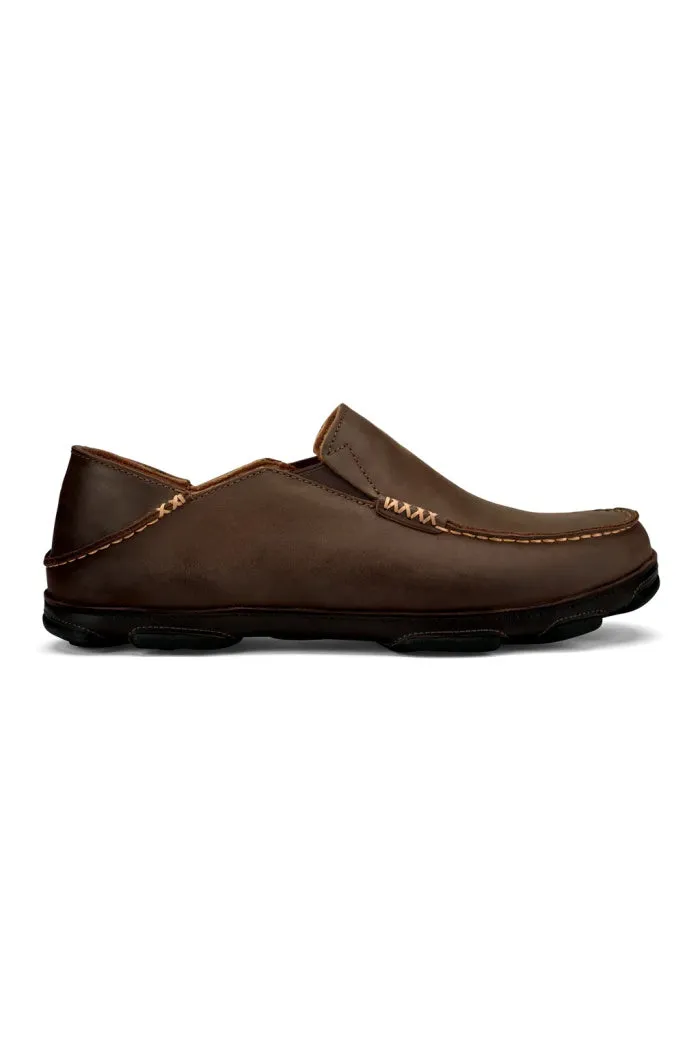 Olukai Moloa Slip on Shoe in Dark Wood Dk Java