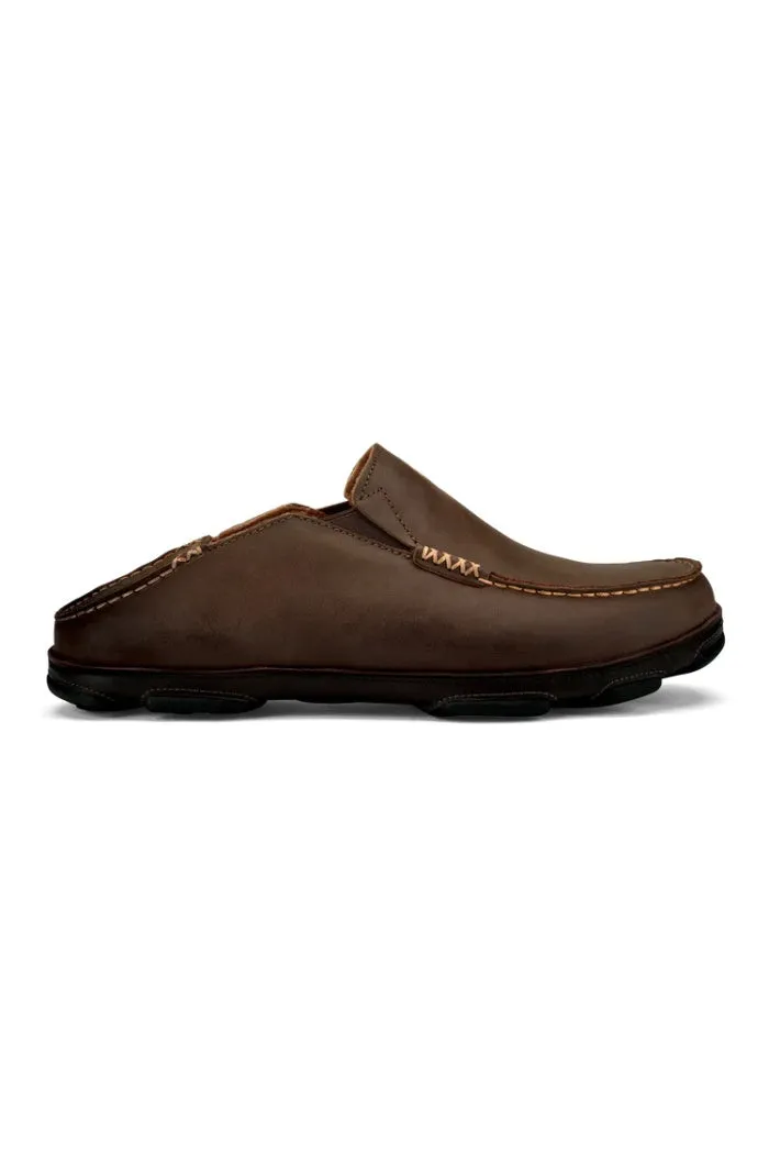 Olukai Moloa Slip on Shoe in Dark Wood Dk Java