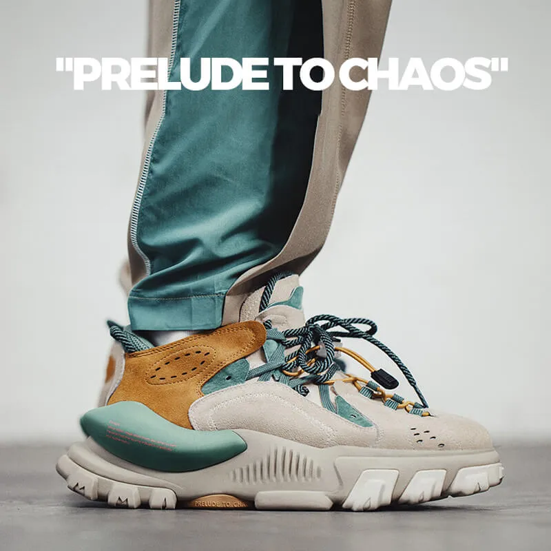 OOTD Fresh Green Chunky Sneakers Men