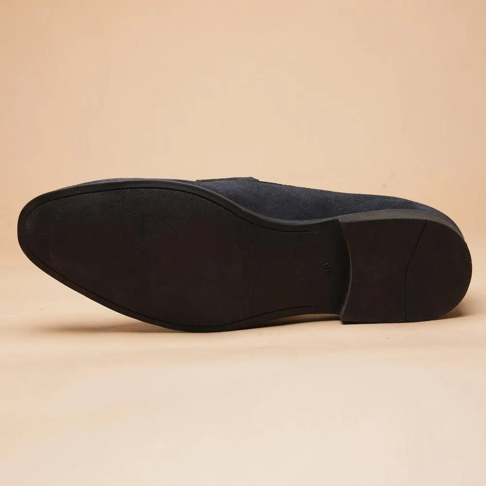 Penny- Navy Suede