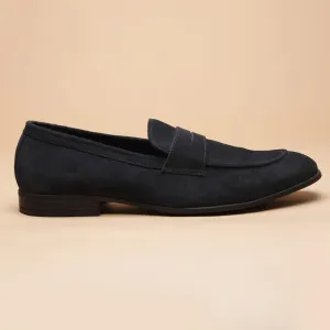 Penny- Navy Suede