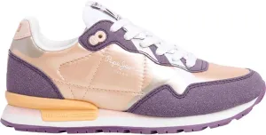 Pepe Jeans Girl's Regular Sneak, Purple Powder Wine Purple, 8.5 us