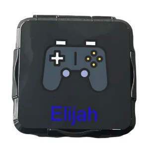 Personalised Black Lunch Box - Gamer