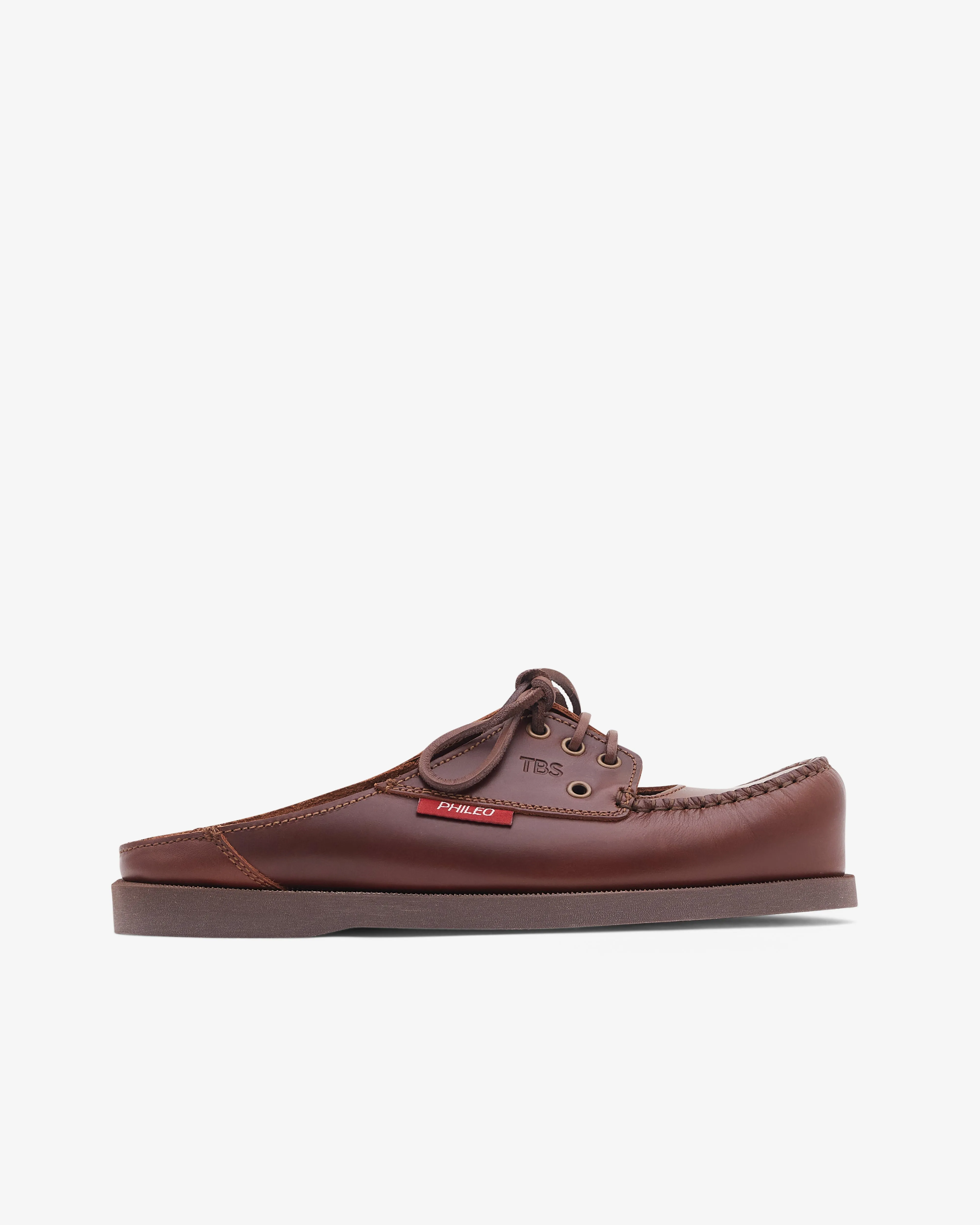 Phileo - Men's TBS Mule Boat Shoe - (Brown)