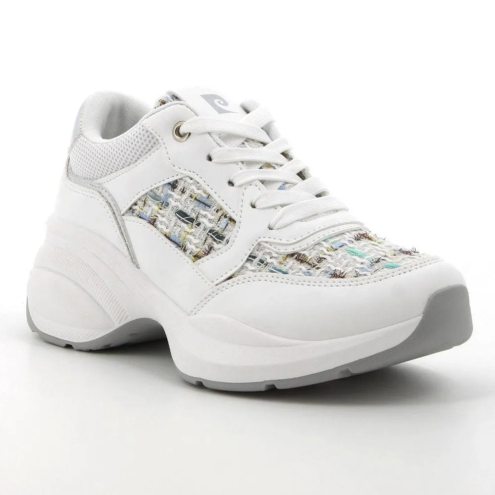 Pierre Cardin Carina 3 Chunky Sole Sneaker - White Multi
