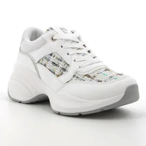 Pierre Cardin Carina 3 Chunky Sole Sneaker - White Multi