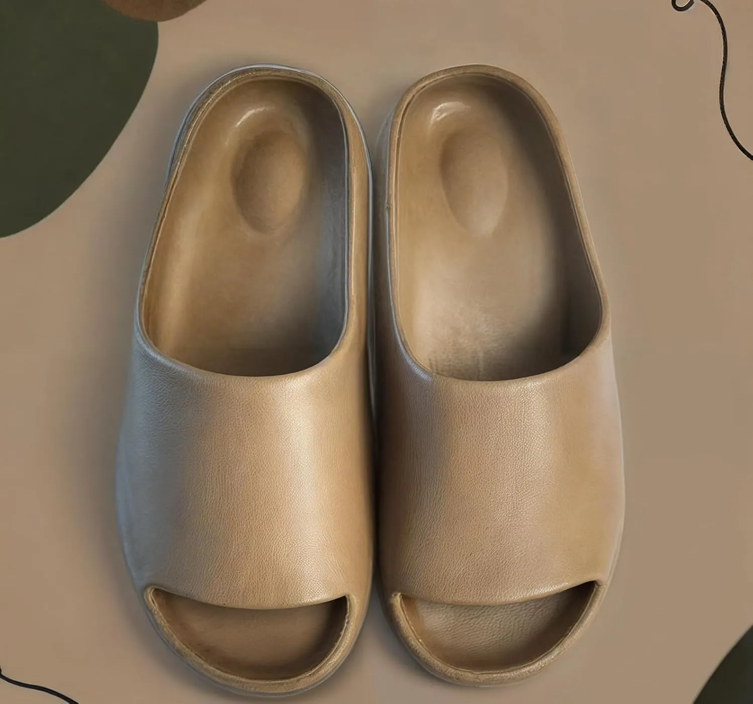 Pillow Slippers for Women and Men Cloud Platform Slides Anti Slip Cloud Slippers Lightweight EVA Comfy Shower Slides Open Toe Sandals for Indoor and Outdoor