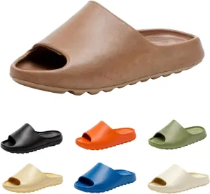Pillow Slippers for Women and Men Cloud Platform Slides Anti Slip Cloud Slippers Lightweight EVA Comfy Shower Slides Open Toe Sandals for Indoor and Outdoor