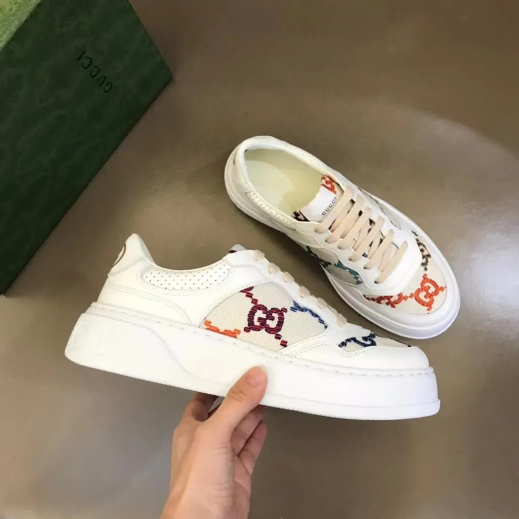 PREMIUM WHITE CHUNKY B GG SNEAKER