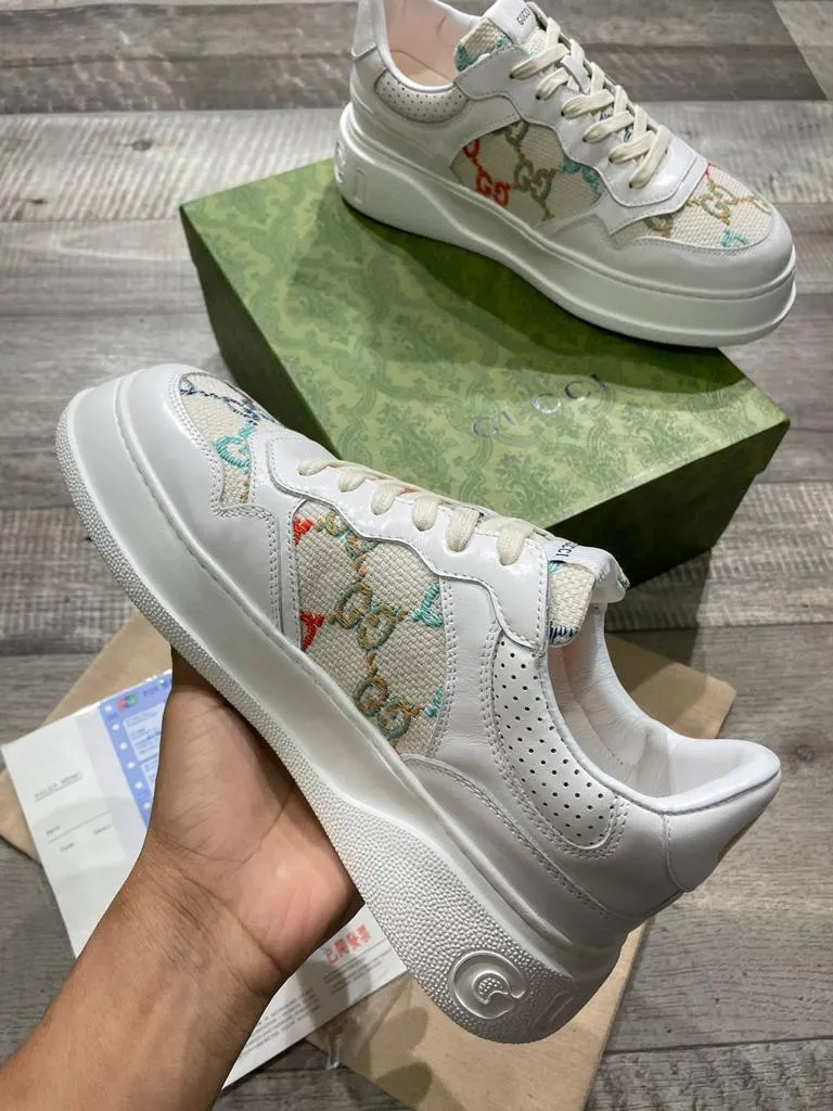 PREMIUM WHITE CHUNKY B GG SNEAKER